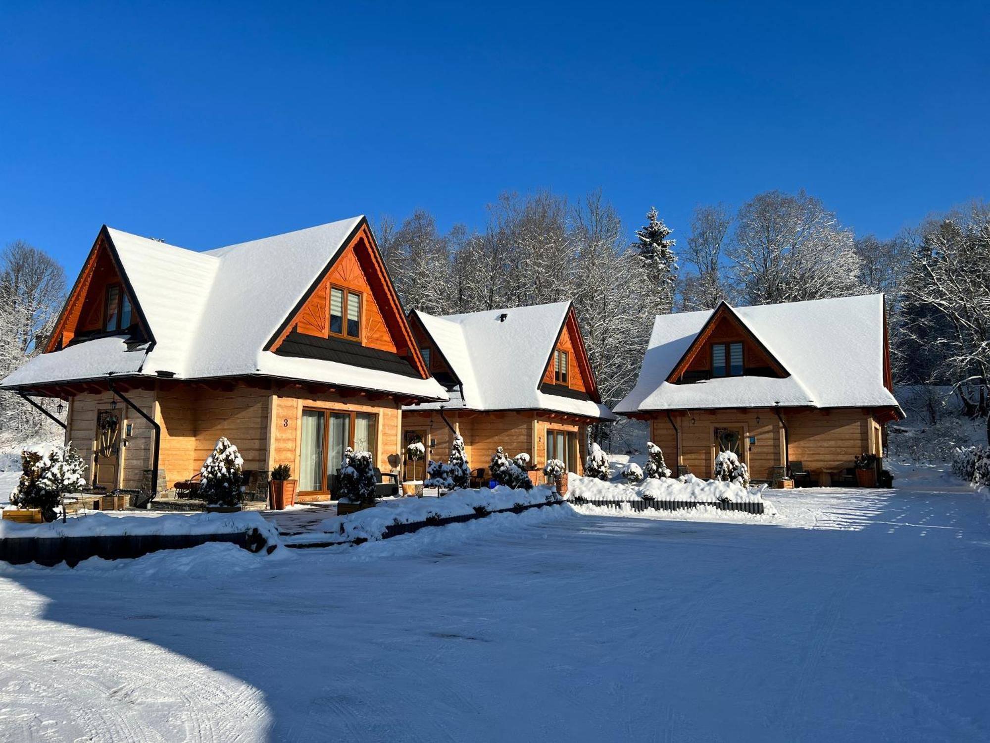 Zabie Dworki Witow Luxury Chalets & Spa Екстериор снимка